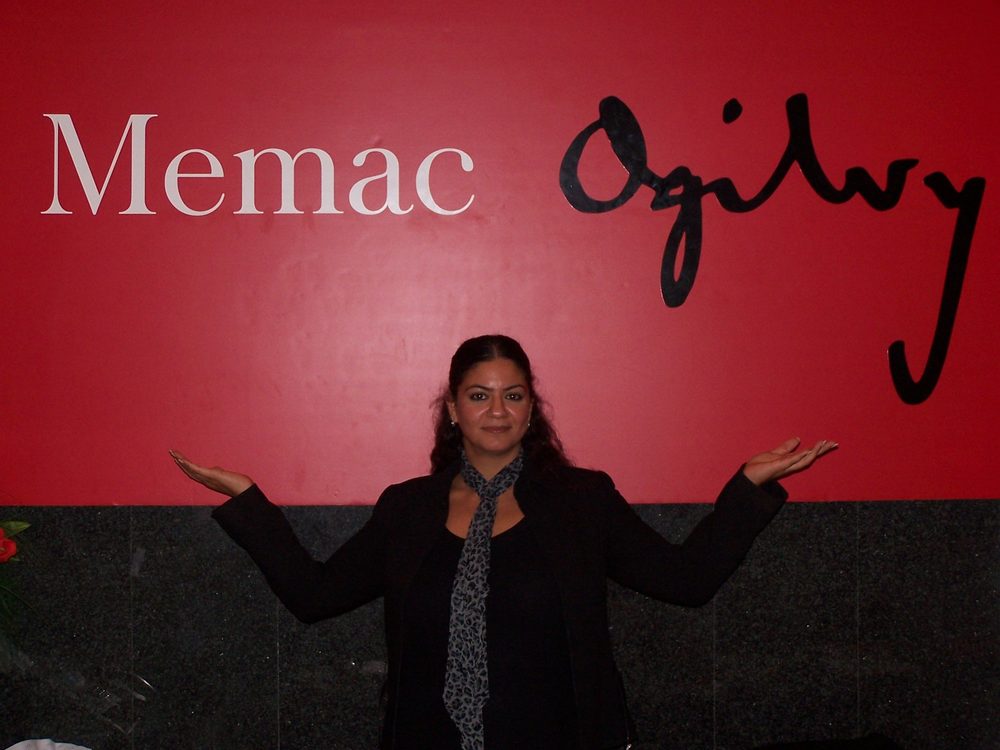 Rouba Zeidan at Memac Ogilvy early in her career
